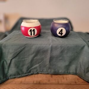 Pool Ball Votive Candle Holders